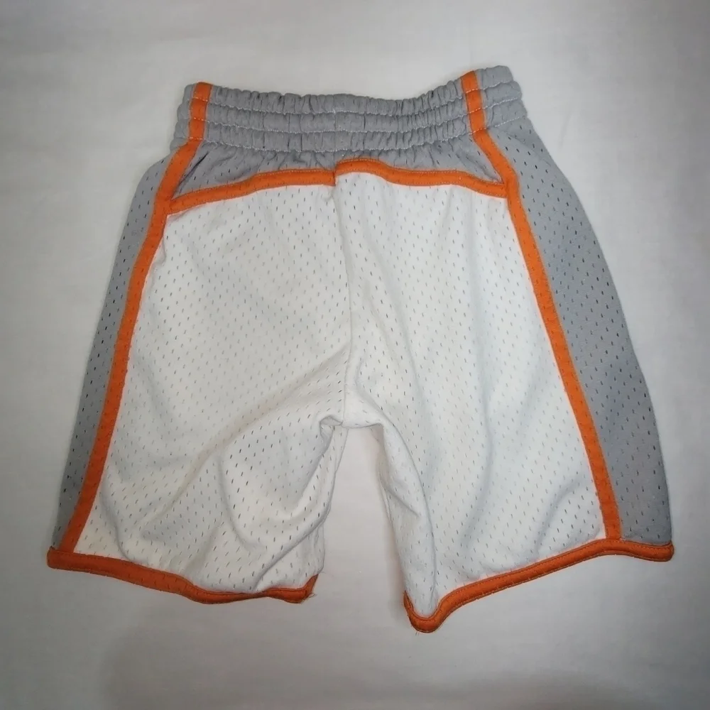 Old Navy White & Orange Basketball Shorts Boys Size 5 XS